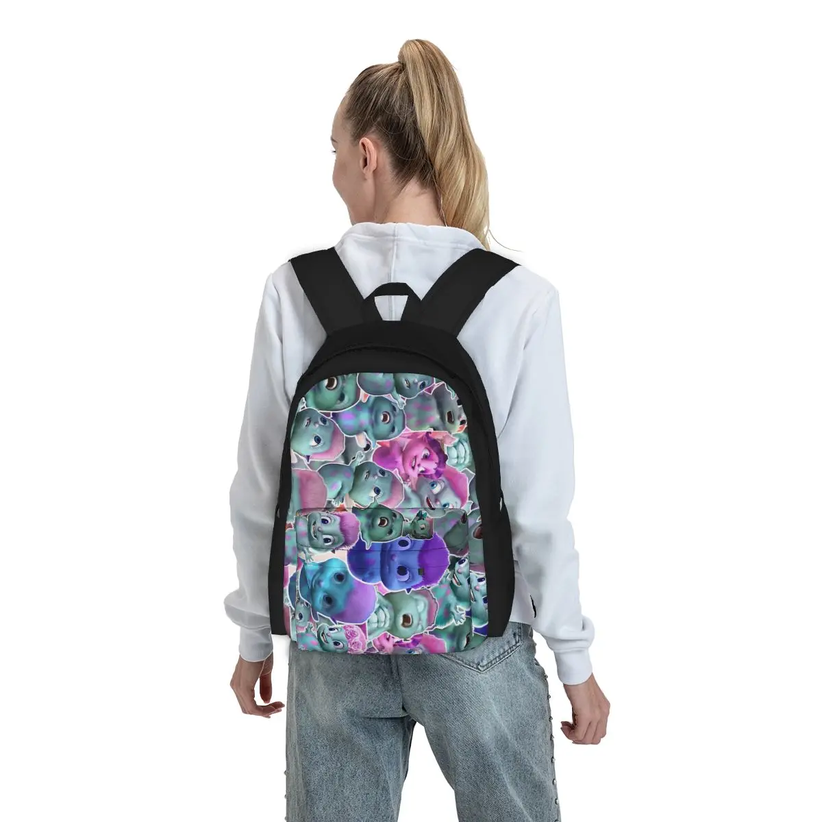 Bibble Fairytopia mochilas para niños y niñas, mochilas escolares de dibujos animados, mochila de viaje, bolso de hombro