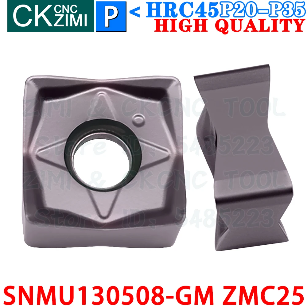 SNMU130508-GM ZMC25 SNMU 130508 GM ZMC25 SNMU 130508EN GM كربيد إدراج تغذية سريعة طحن إدراج التصنيع باستخدام الحاسب الآلي فهرسة أدوات تعدين القطع الثقيلة
