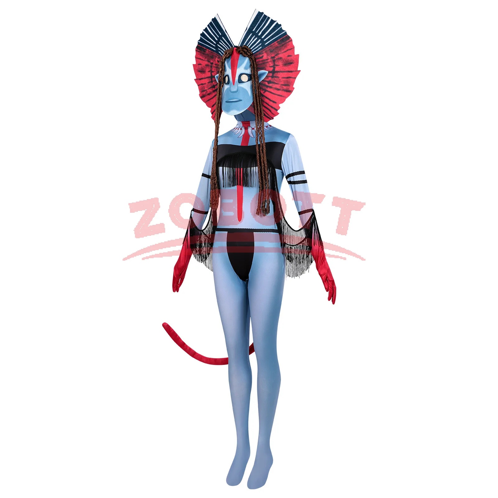 Uniform Avataar Varang Cosplay Costume Women Jumpsuit Na'vii Cosplay Pandora Clothes Fire Ash Movie 2025 Halloween Clothing - view 3