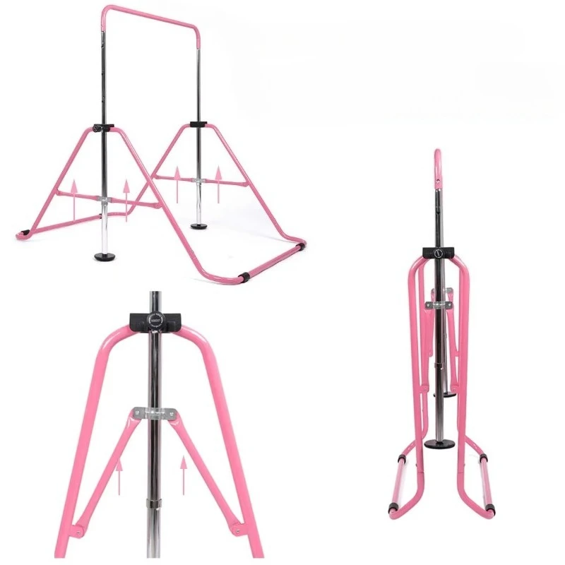 

Multifunctional Foldable Gymnastic Training Bar Expandable Junior Horizontal Bar For Kids Home Fitness Daily Exercise