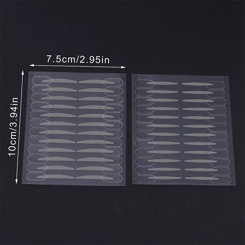 96/160/320 Plasterki do powiek z uchwytem, pomocnicze pozycjonowanie, naturalne, niewidoczne, długotrwałe, modelujące, powiększające oczy