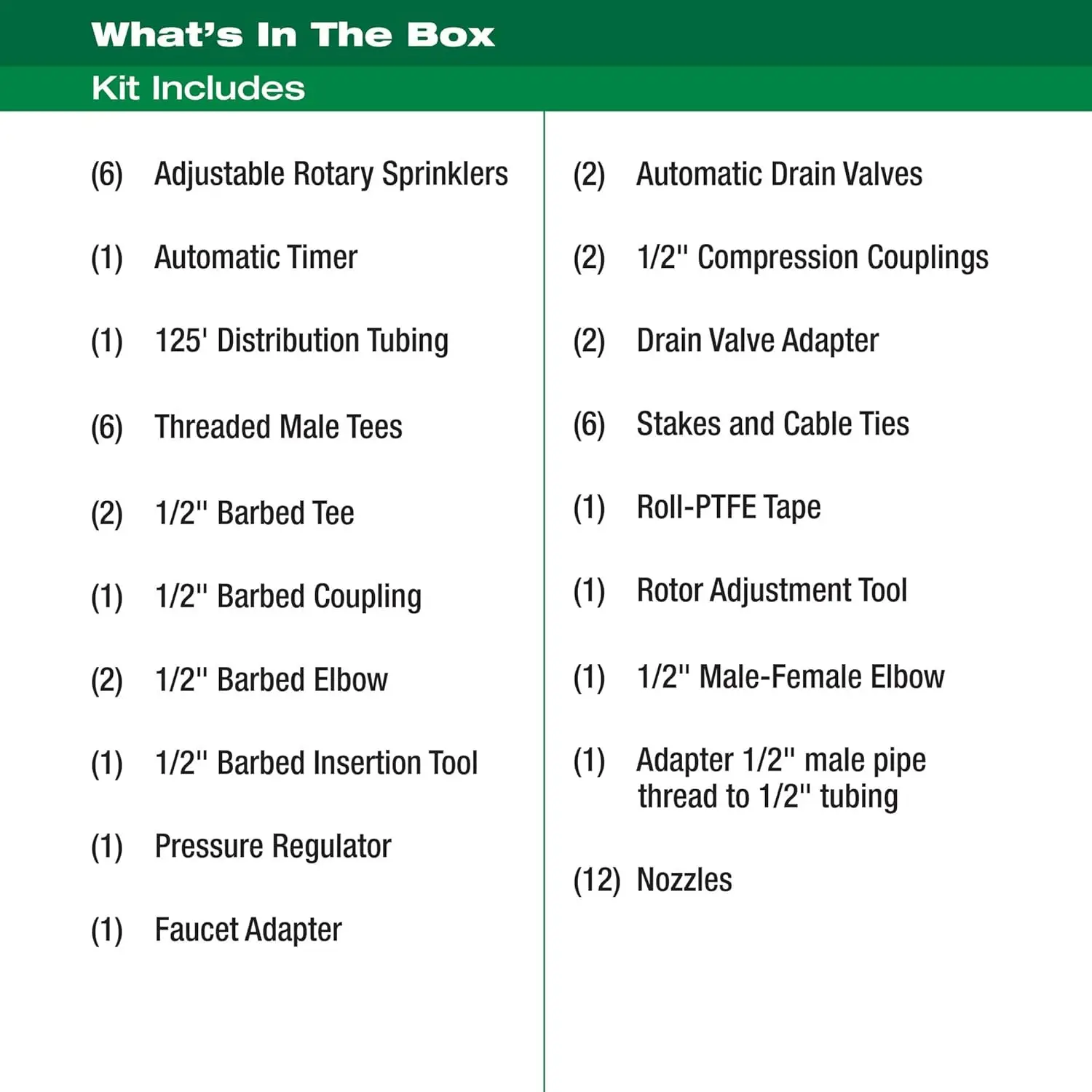 DIY In-Ground Automatic Sprinkler System Kit - Waters Lawns 1000-3000 sq ft, Easy Install, Retractable Sprinklers view 2