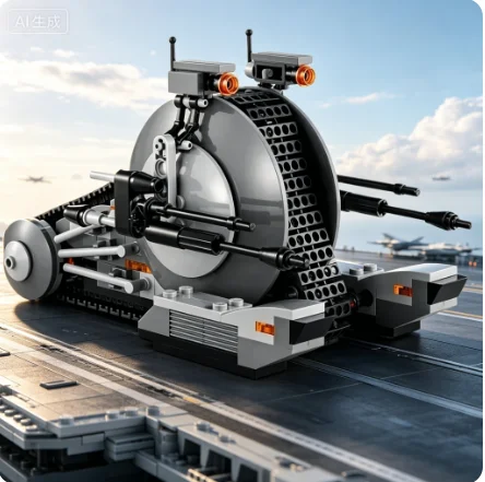 Spot MOC Domestic Tank Robot Toy Model Suitable for Home Decoration, Children's Birthday and Christmas Gifts