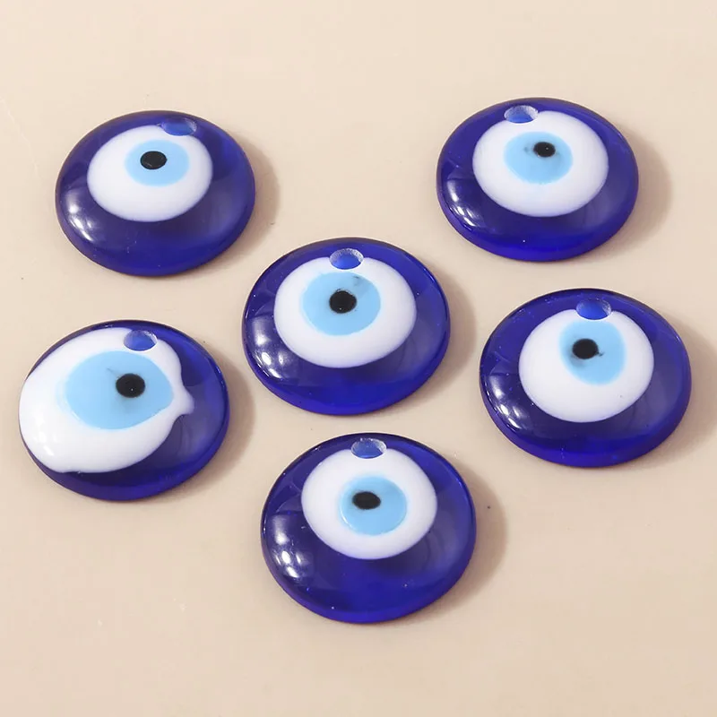5 Stück Bohemia Lucky Turkish Evil Eye Charms für Schlüsselanhänger, handgefertigt, DIY, Hamsa-Hand, blaue Perlen-Anhänger für Damen und Herren, Dekor – Detail 8