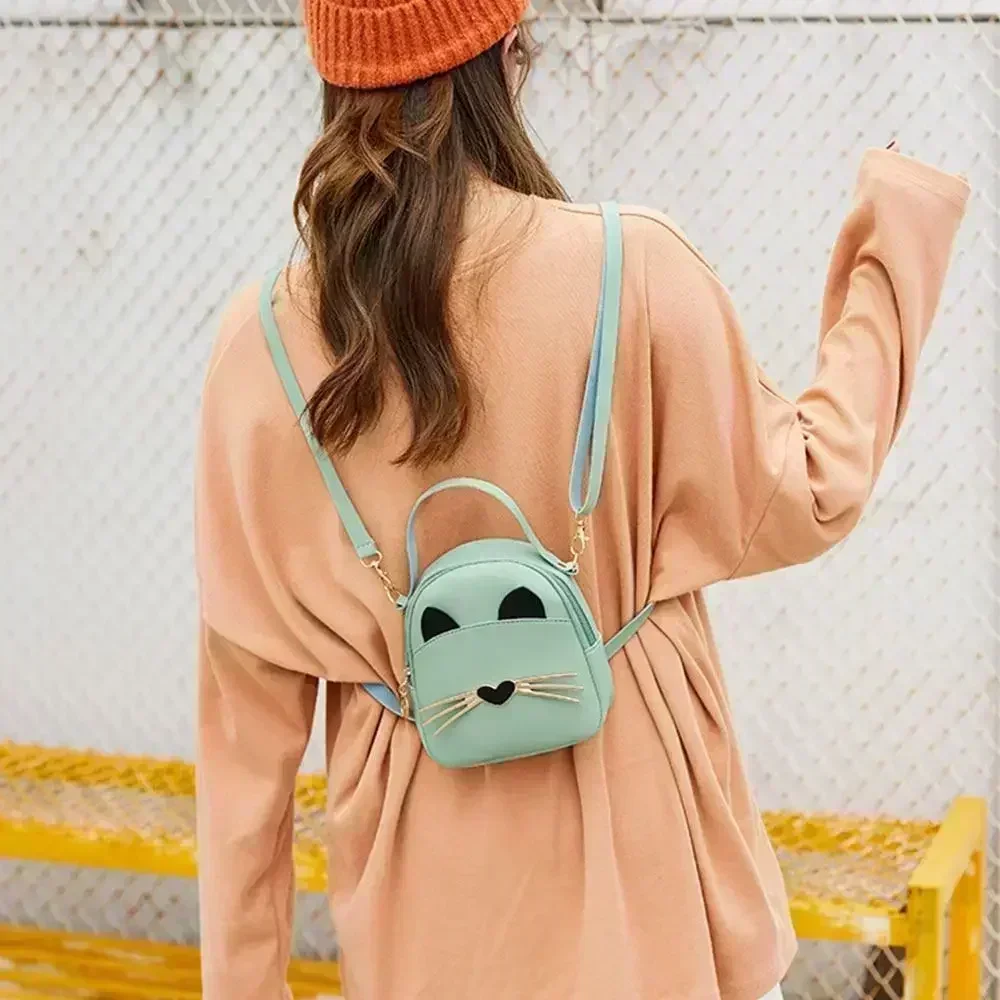 Wars 1-Sac à dos en cuir PU pour femme, sac à dos de dessin animé mignon, mode initiée