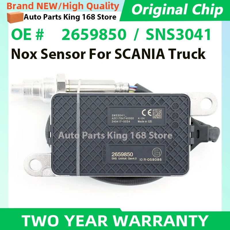 

2659850 SNS3041 For NGK Probe Nitrogen Oxide Sensor Nox Sensor For Scania Serie G 2016- Euro 6 Truck