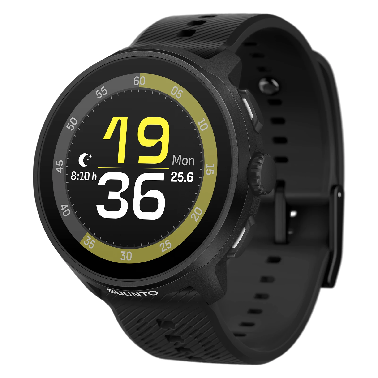 

SUUNTO Run Running GPS Sports Smartwatch 1.32" AMOLED Touchscreen with Crown Button Sleep Health Tracking 20 Days Battery Life