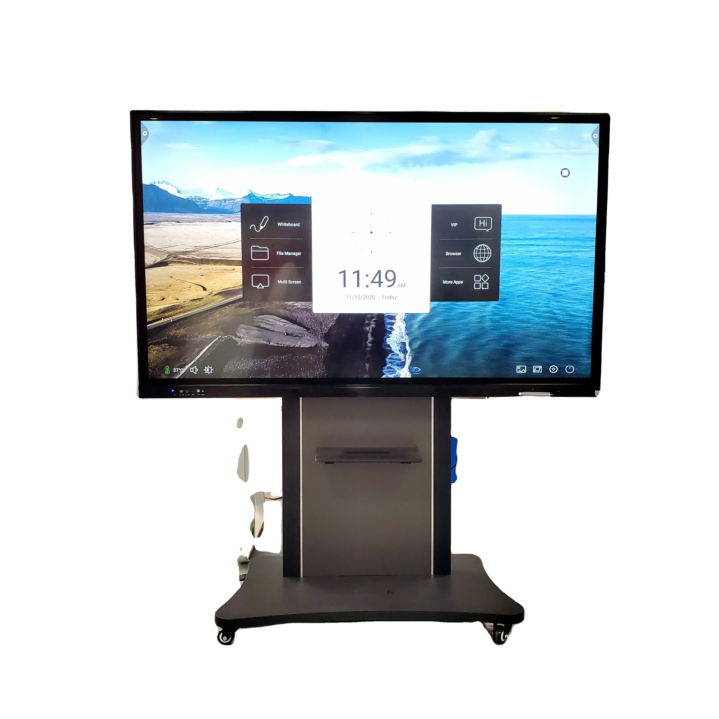 Smart Board 4K LCD Touch 55 65 75 80 Lavagna interattiva da 98 pollici per l'aula Vari dimensioni di pannelli disponibili