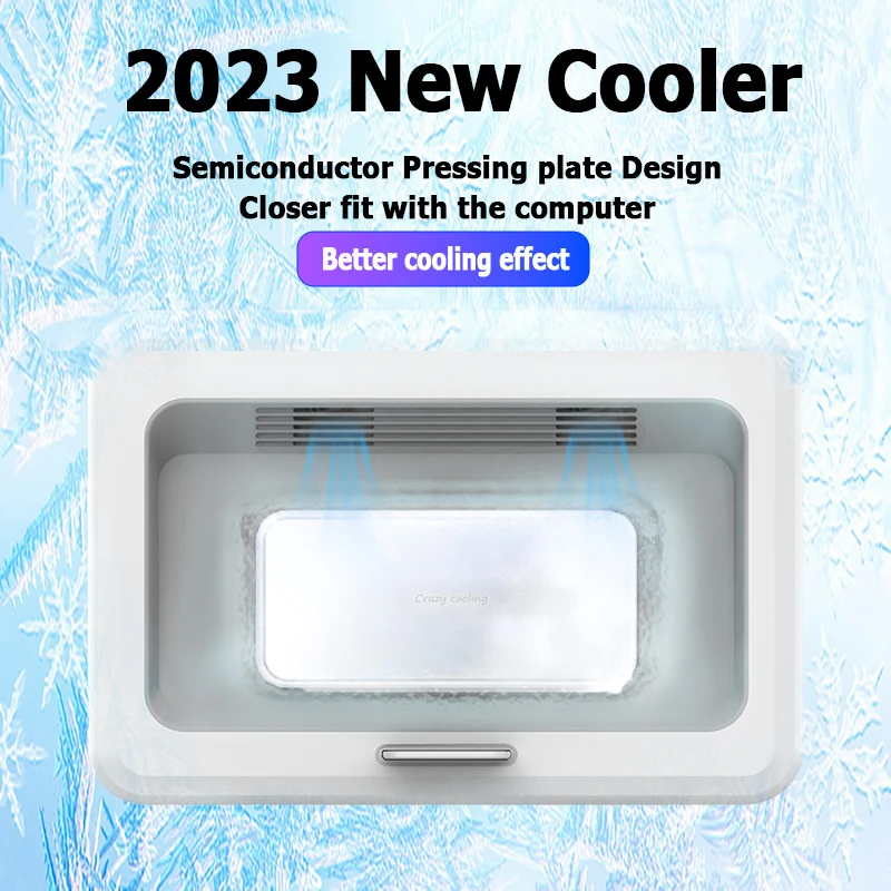 21 inch Laptop Cooler Stand Semiconductor Cooling Fan Cooling Silent heat distribution Portable For Laptop Accessories