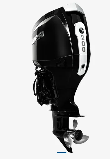 HIDEA 175HP 4 Stroke Outboard Engine Electric Start Mechanical Control Remote Control Ideal for Fishing Relaxing on Water