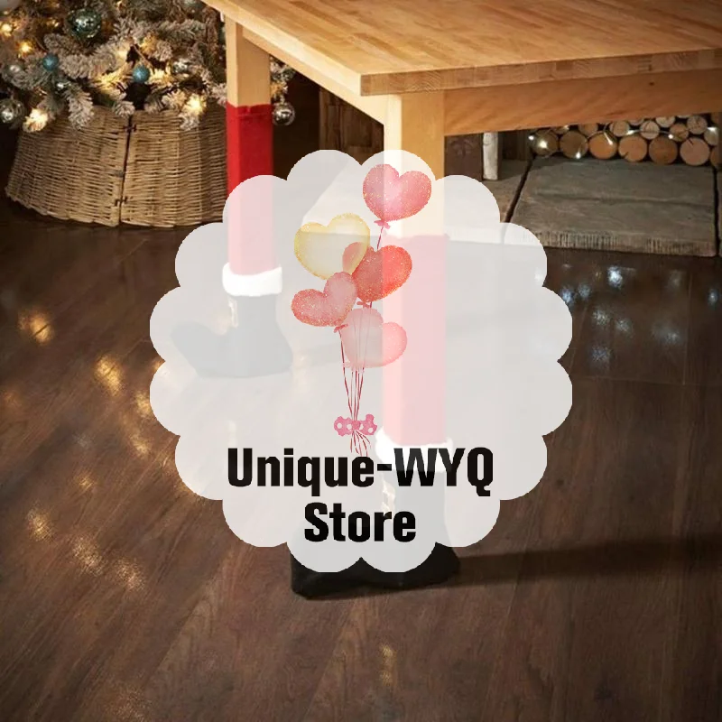 Christmas Table And Chair Leg Covers Festive Furniture Foot Sleeves Holiday Home Party Decoration Supplies Chair Coveror