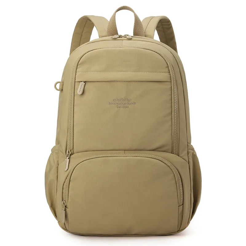 Japanese Casual Women Backpack Students School Bags Solid Minimalist Commuter Daypack Waterproof Outdoor Hiking Travel Rucksack