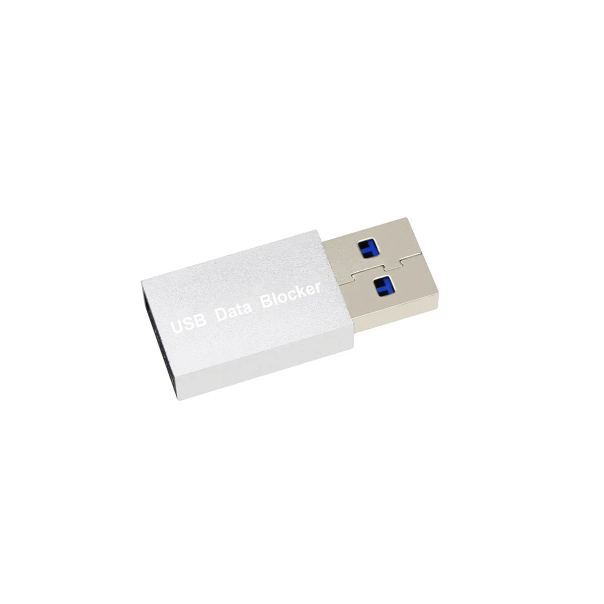 5PCS USB Data Blocker Charge-Only USB Blocker Adapter for Blocking Data Sync Protect Against Juice Jacking Silver