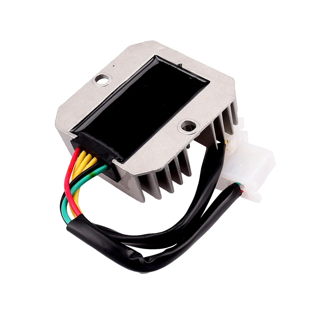 6 Wires Motorcycle Voltage Regulator Rectifier Waterproof For GY6 125cc 150cc 152QMI 157QMJ CH125 Scooter ATV Moped Quad 2 Plug