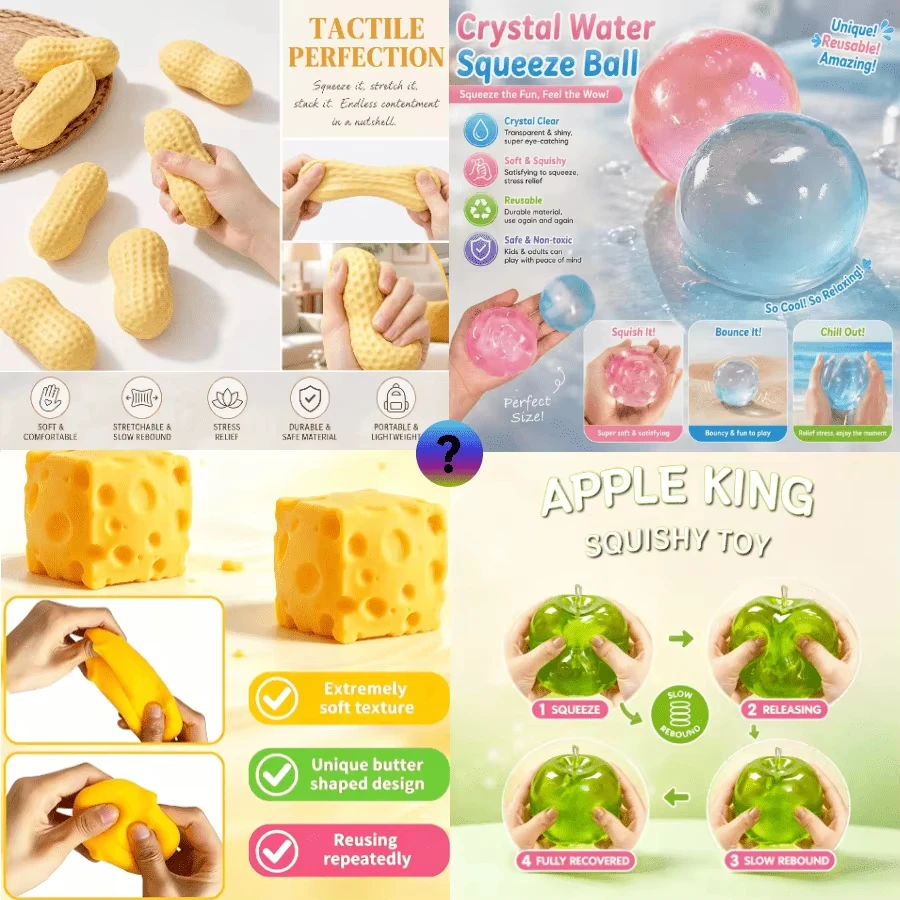 ミステリーブラインドバッグに入った、かわいい食品モチーフのス - Kid Toys Ads のレビューと価格