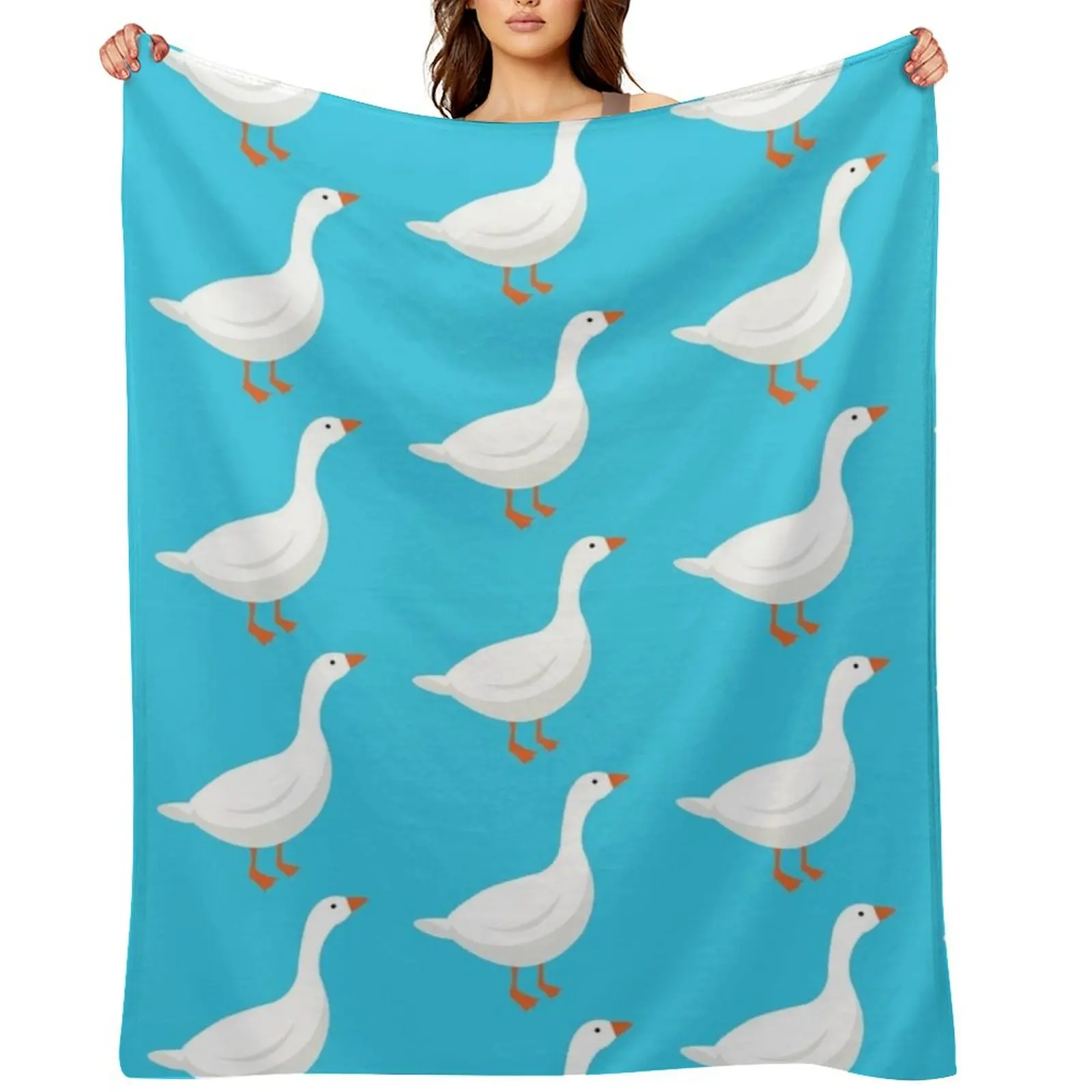 

Untitled Goose Throw Blanket cosplay anime For Baby Stuffeds Camping Blankets