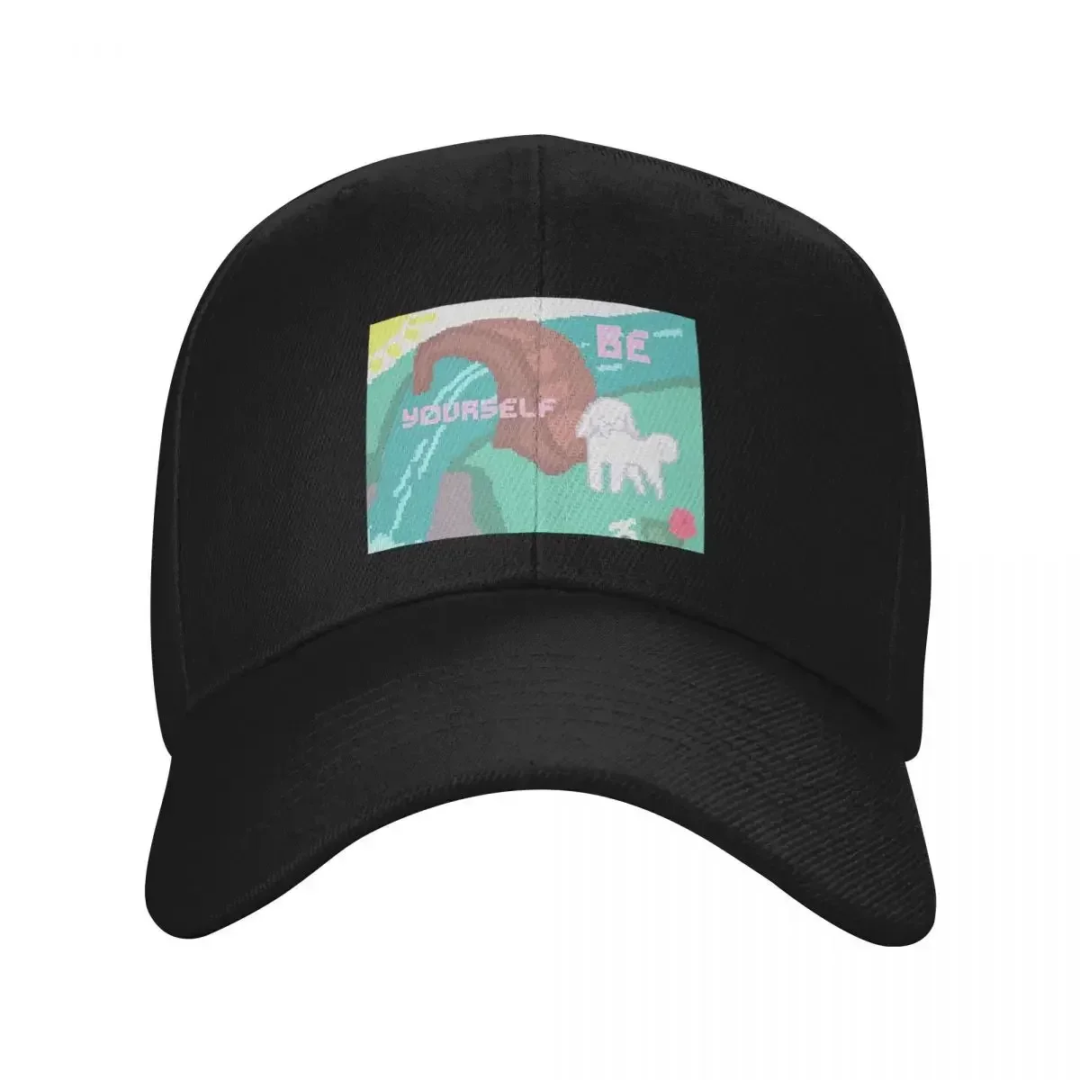 2026 Motivational Cute Pixel Art Baseball Cap Luxury Cap Fishing Caps Man Hat Baseball Cap For Girls Men's