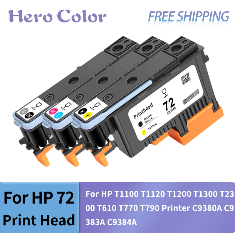 Printhead For HP 72 HP72 Print Head/Nozzle For HP T1100 T1120 T1200 T1300 T2300 T610 T770 T790 Printer C9380A C9383A C9384A