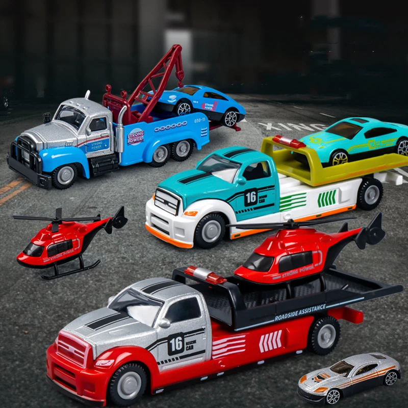 

Передний и пластиковый корпус из сплава, транспортная машина, игрушечный автомобиль, модель грузовика, раздвижная спасательная машина, вертолет, моделирование, детские игрушки