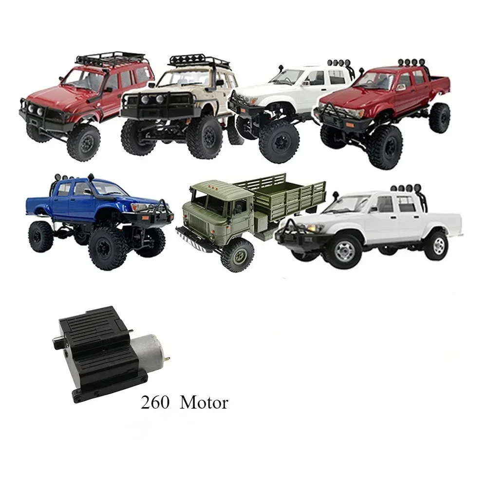

WPL B14 B24 C64-1 C54 C54-1 D62 D62-1 D64 D64-1 260 Motor Transmission Gearbox Engine RC Car Spare Parts Upgrade Accessories