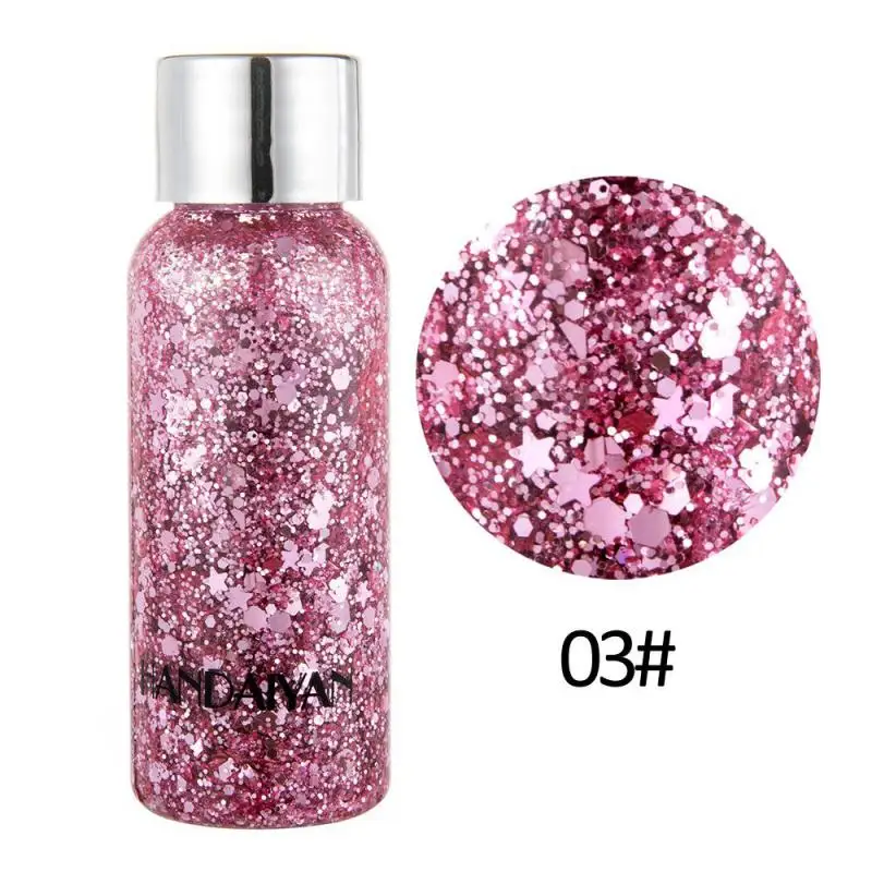 Eye Glitter เล็บ Body Face Glitter เจล Mermaid Sequins อายแชโดว์ละครแต่งหน้าเทศกาลเครื่องสําอาง