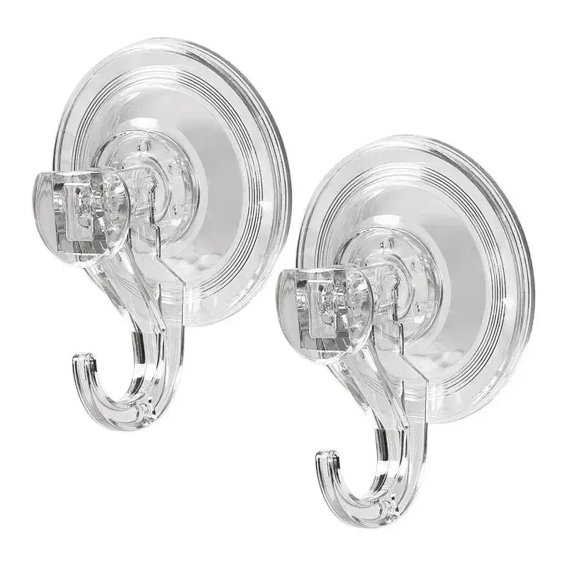 Vacuum suction cup hook glass kitchen appliance suction cup hook transparent and reusable heavy-duty bathroom hook image 6