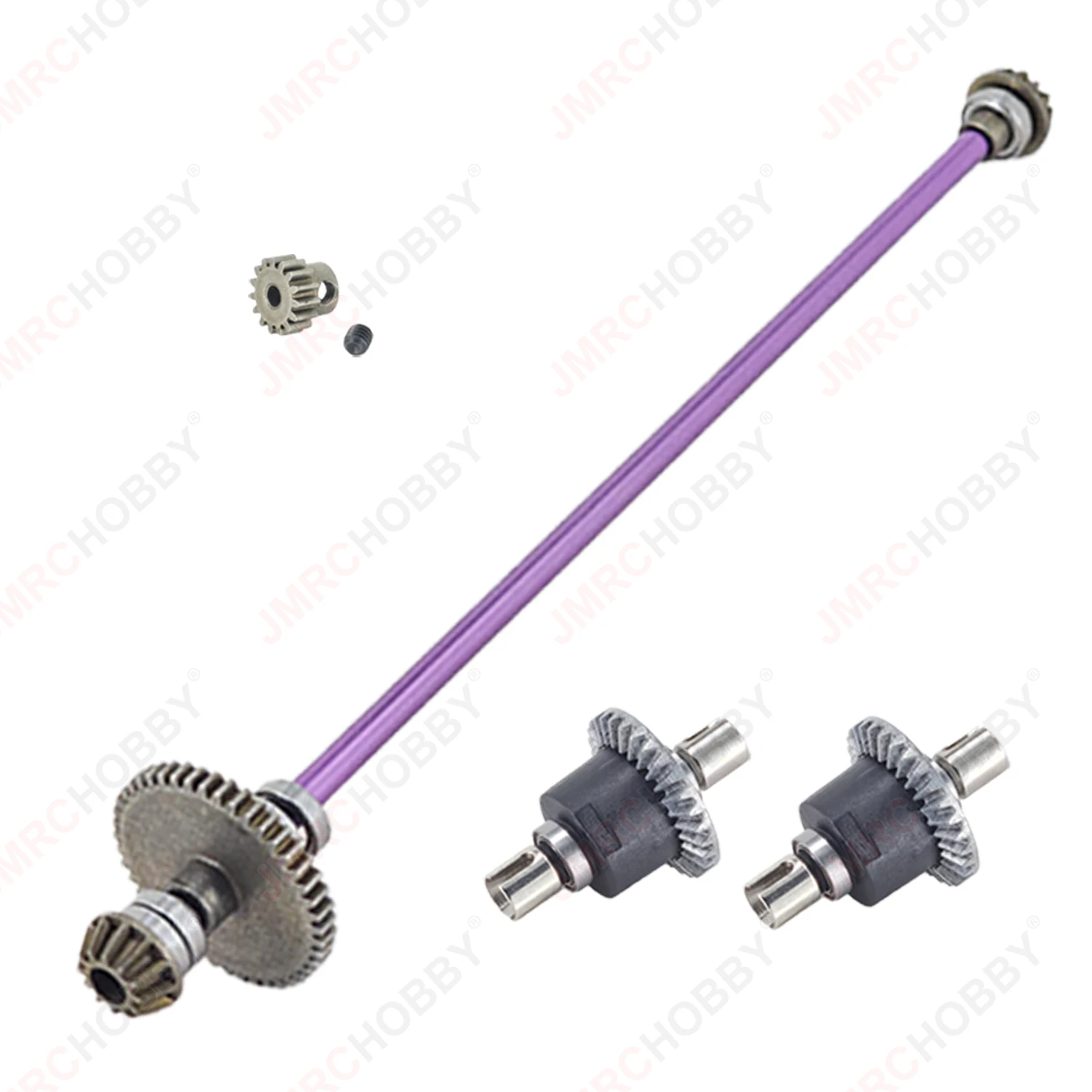 Suspension Arms Robs Hubs, Brushless Motor, Servo, Metal Gears, Differential, Chassis Replacement Spare Part for JMRC1213