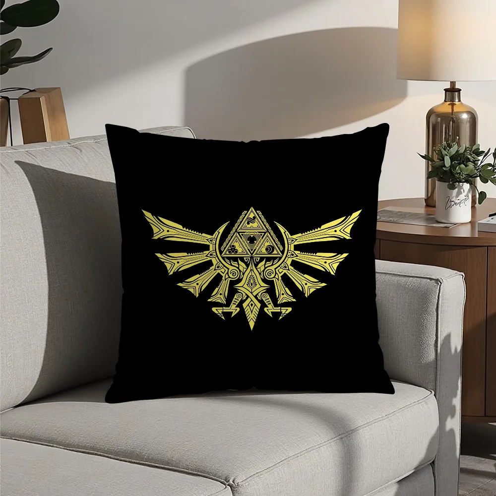 Hot Game L-L-LegendS Z-ZeldaS Pillow Case Plush Fabric Soft  Pillowcase Double Sided Print Cushion Cover Household Gifts