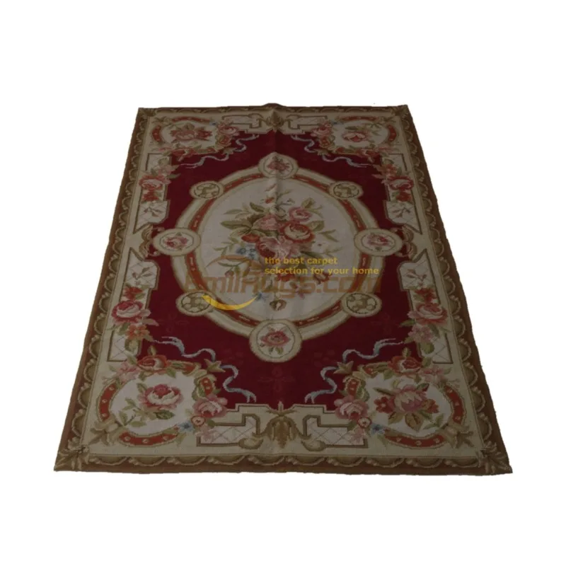 Needlepoint Carpet, Handmade Wool Design, Luxury Home Décor Choice