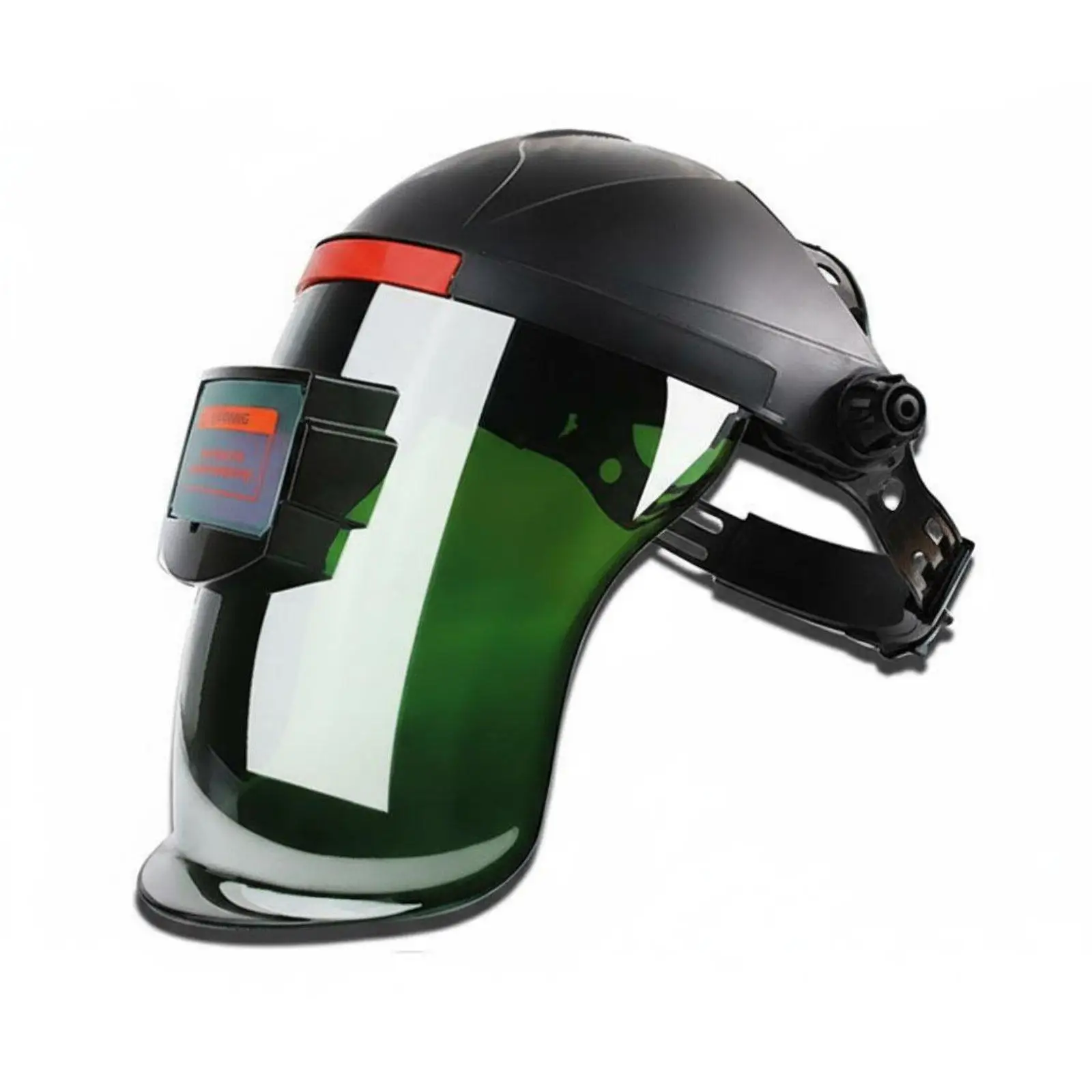 Full Face Welding Mask with Impact Resistant PC Shell and Flip Up Visor for Grinding Work Protection