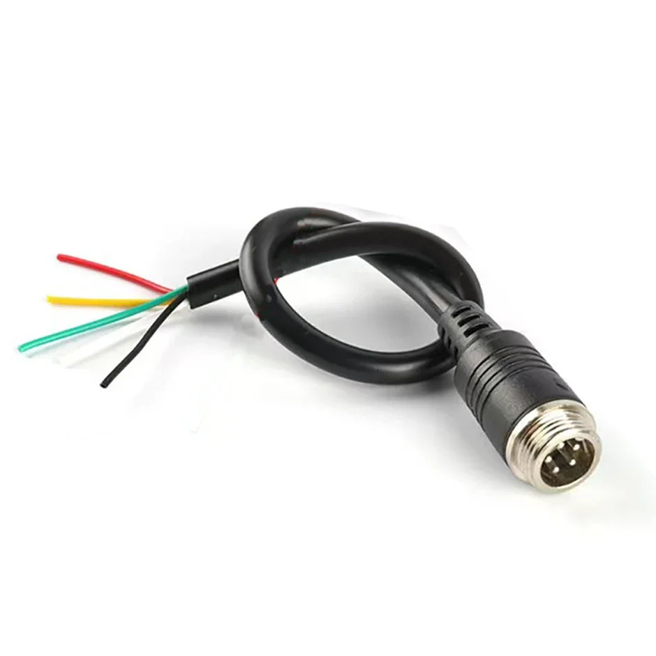 4 Pin Aviation Signal Cable Male or Female Plug  GX12 M12 for Rear View Car Backup Camera/ DVR Video & CCTV Monitor & Subwoofer