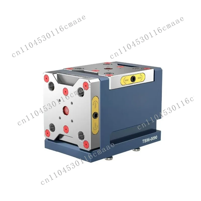 CNC Zero Point Quick Change Holder for Machining Centers, High Rigidity Workholding with Self-Centering Vise Adapter Plate