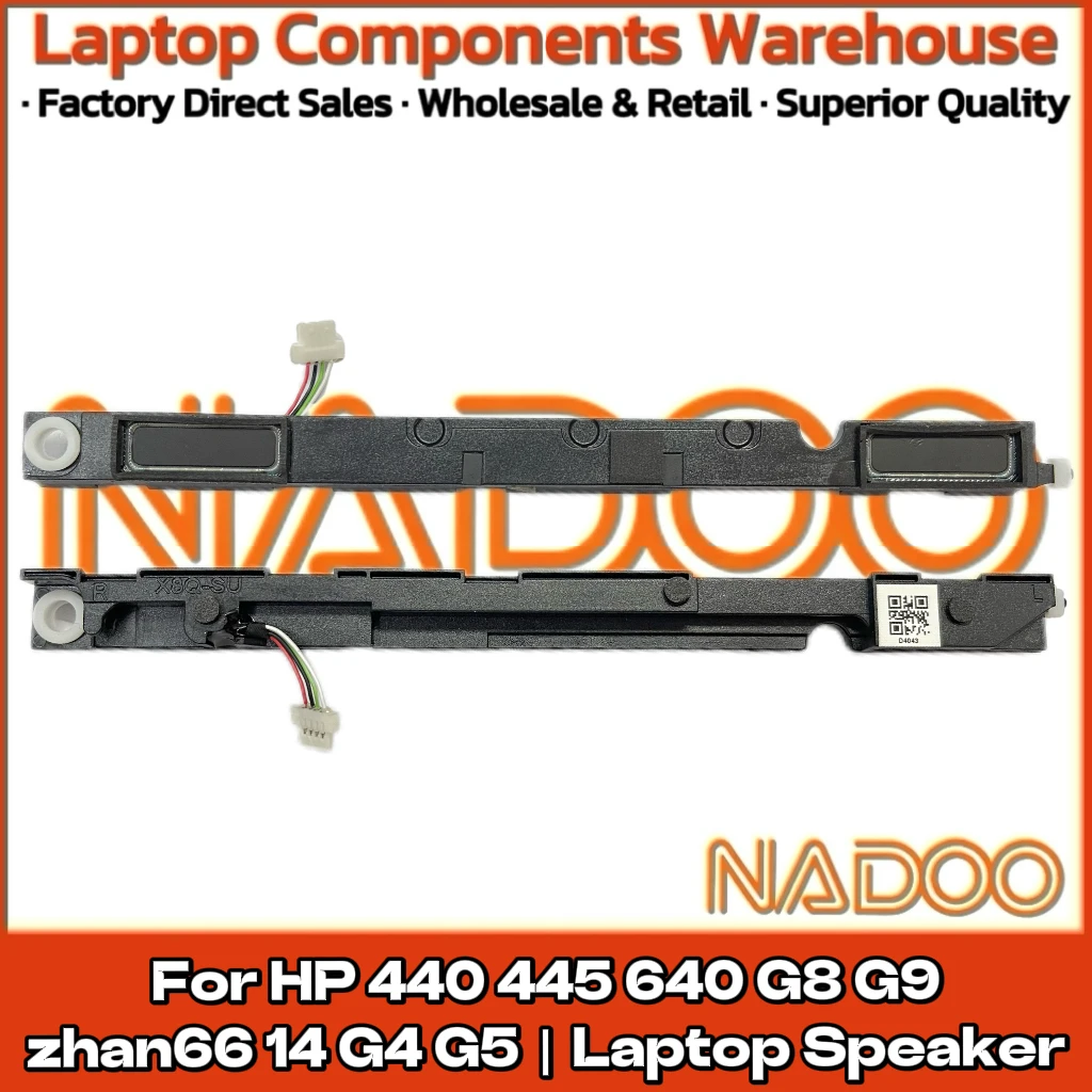 hp-440-g8、445-g8、640-g8、440-g9、445-g9、zhan66、14-g4、g5用の新しいオリジナルノートパソコンスピーカー内蔵ホーンオーディオ。