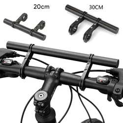 20/30cm Bicycle Handlebar Extended Bracket MTB Headlight Mount Extented Bar Road Mountain Bike Handlebar Extender Rack Parts