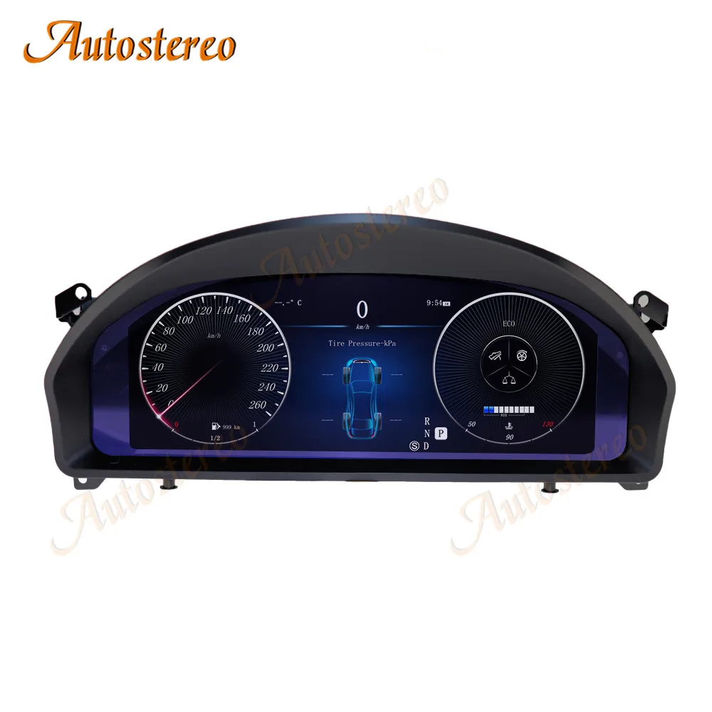 Digital Cluster Virtual Cockpit For Mercedes Benz E Coupe W207 2009-2015 Car Upgrade Refit Dashboard Player Speed Meter Screen