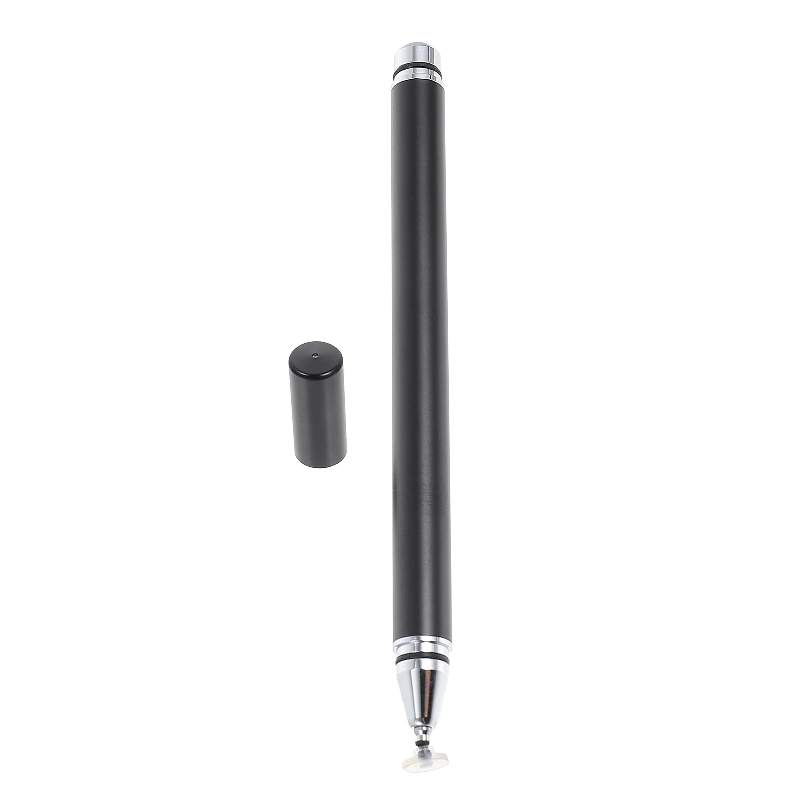 Lápiz de pantalla táctil Stylus capacitivo Bolígrafos prácticos Tablet Smartphone Portátil Negro