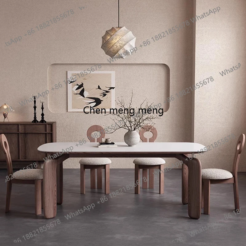 

Modern Living Dining Table Rectangle Italy Room Sets 6 People Dining Table Minimalist Design Mesas Pegables Portatil Furniture