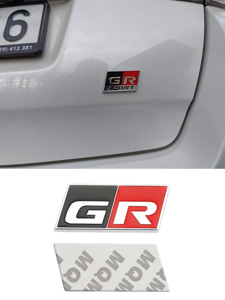 Car Sticker GR Sport Logo Emblem Badge Decals for Toyota HV YARiS RZ RC RS C-HR Corolla Prius Harrier Camry Tacoma Venza rav4 GR