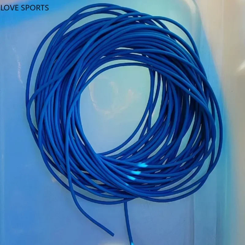 Nieuwe 20M Diameter 1.6 2.0 2.5 2.8 3.0mm Rubber Effen Elastische Rubberen Lijn voor Vissen Traditioneel Niveau Ronde Elastisch Touw voor Mannen