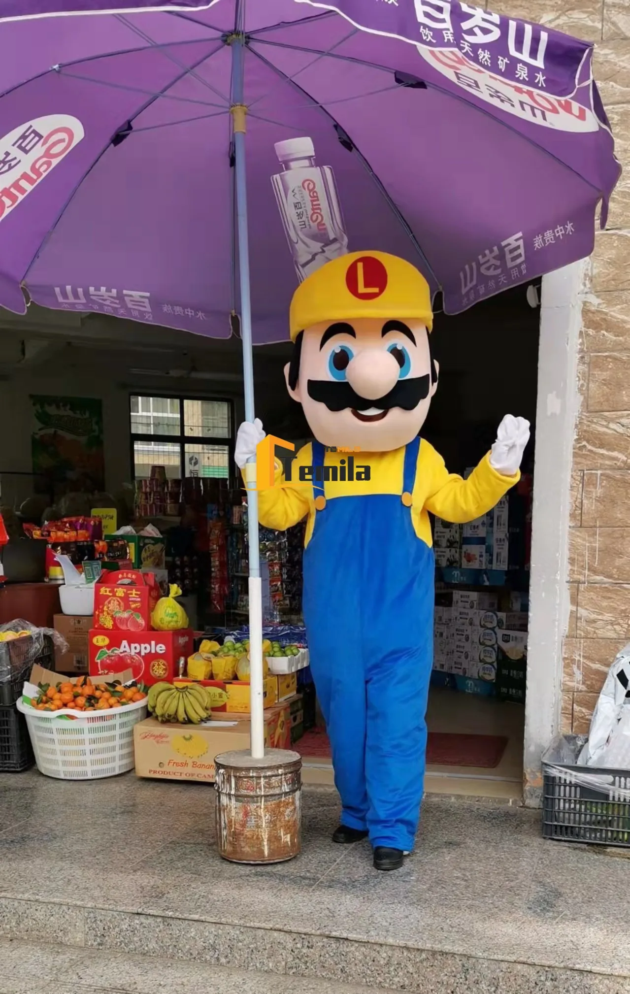 ผู้ใหญ่ขนาด Man Mario Bowser dragon Mascot เครื่องแต่งกายแฟนซีชุดวันเกิด Party Surprise เสื้อผ้าโฆษณาแสดงดําเนินการ props