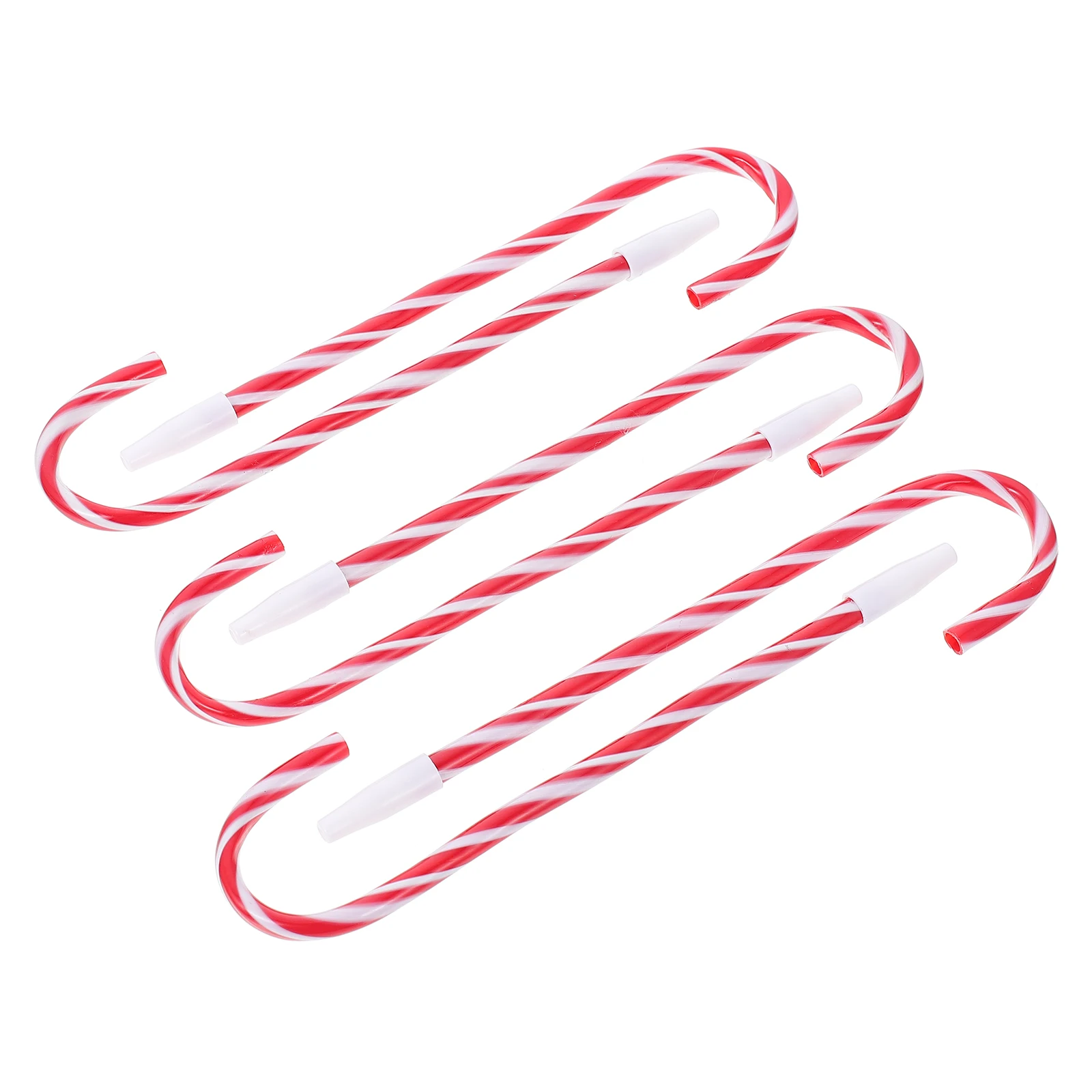

6 Pcs Christmas Cane Pens Plastic Smooth Writing Perfect Gifts Kids Holiday School Supplies Students Stationery