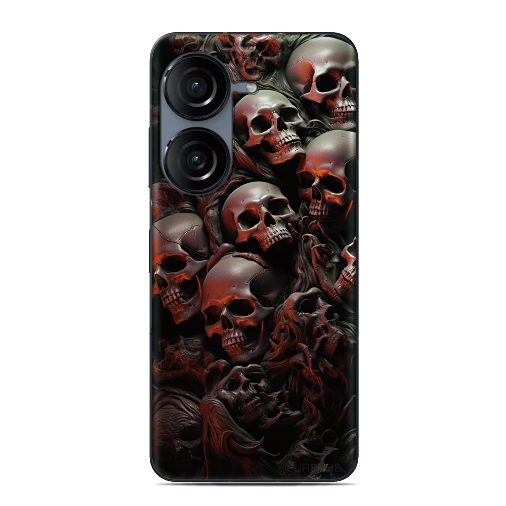 Skull Bone Photo Phone Case For Nokia C32 G42 6.2 7.2 5.4 G21 C21 C1 C01 G11 Plus C12 C31 C02 G22 G20 G10 C10 C20 8 C3 2.4 Cover view 2
