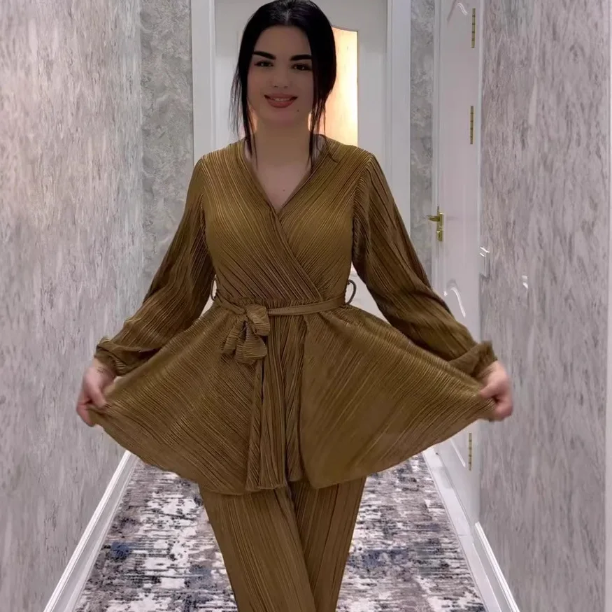 Sexy Elegant Long Sleeve Dress Dresses Spring Summer Floral Maxi Dress Flowy Comfortable Matching Set view 3