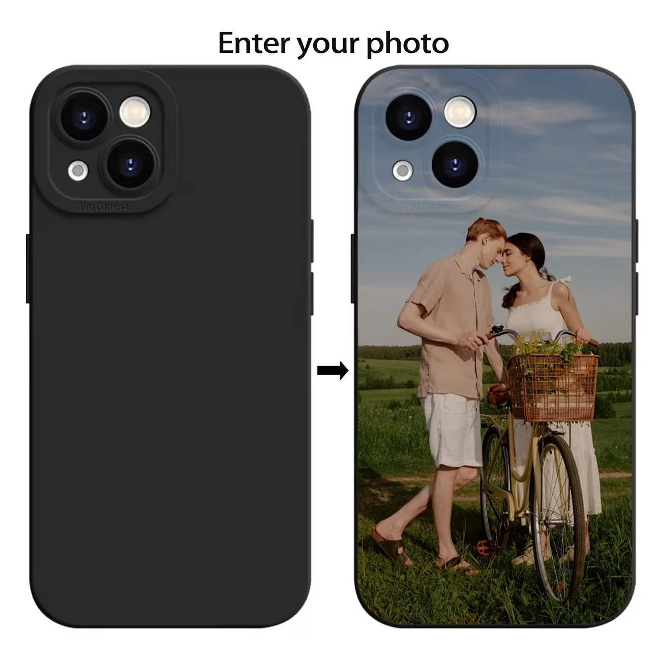DIY Personalized Custom Case For iPhone 17 16 15 14 13 12 11 Pro Xs Max Mini X XR 6 6S 7 8 Plus 17e 16e Silicone Soft Back Cover view 5