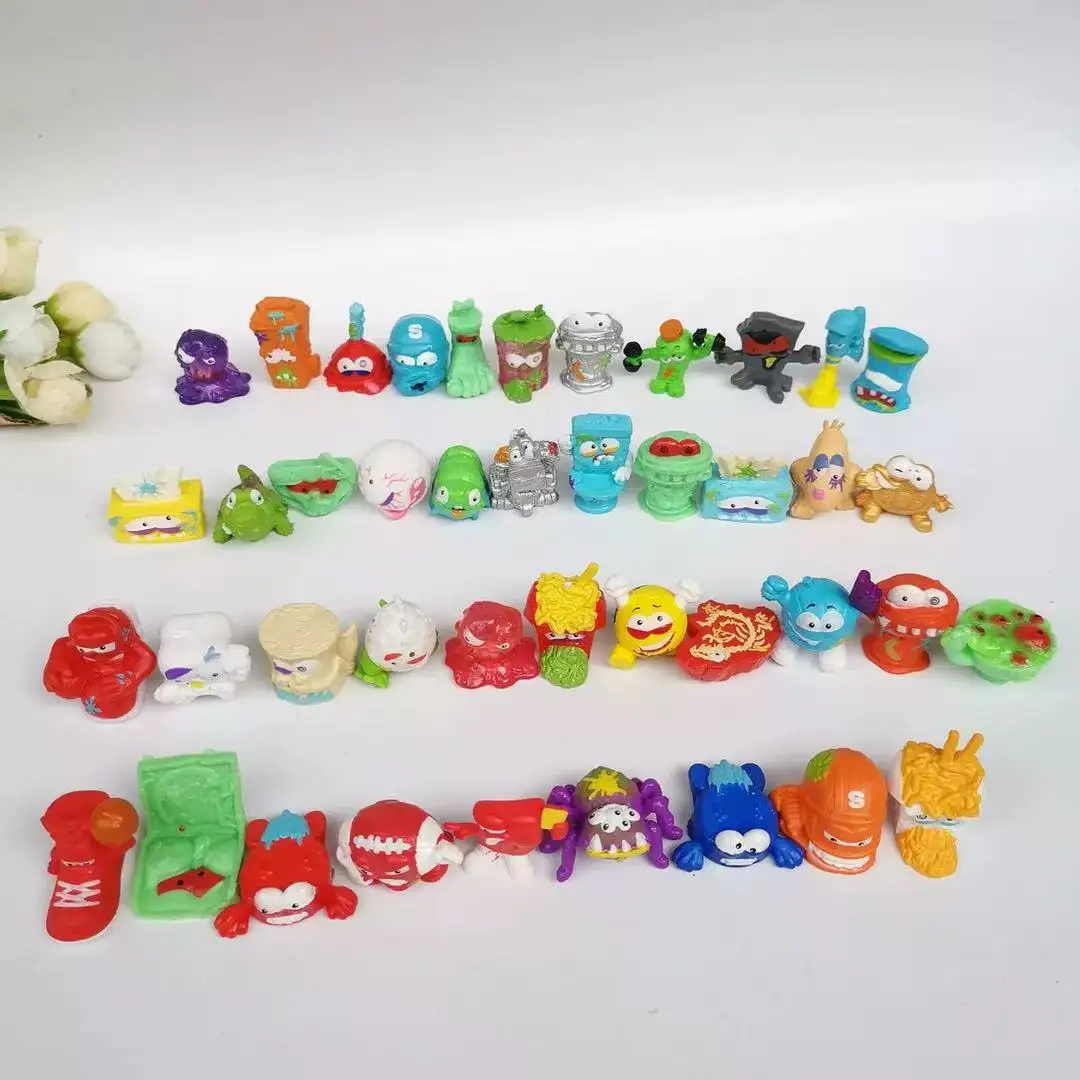 50Pcs/set Popular Cartoon Anime Action Figures Toys Soft Garbage The Grossery Gang Model Toy Dolls Randomly Seasons