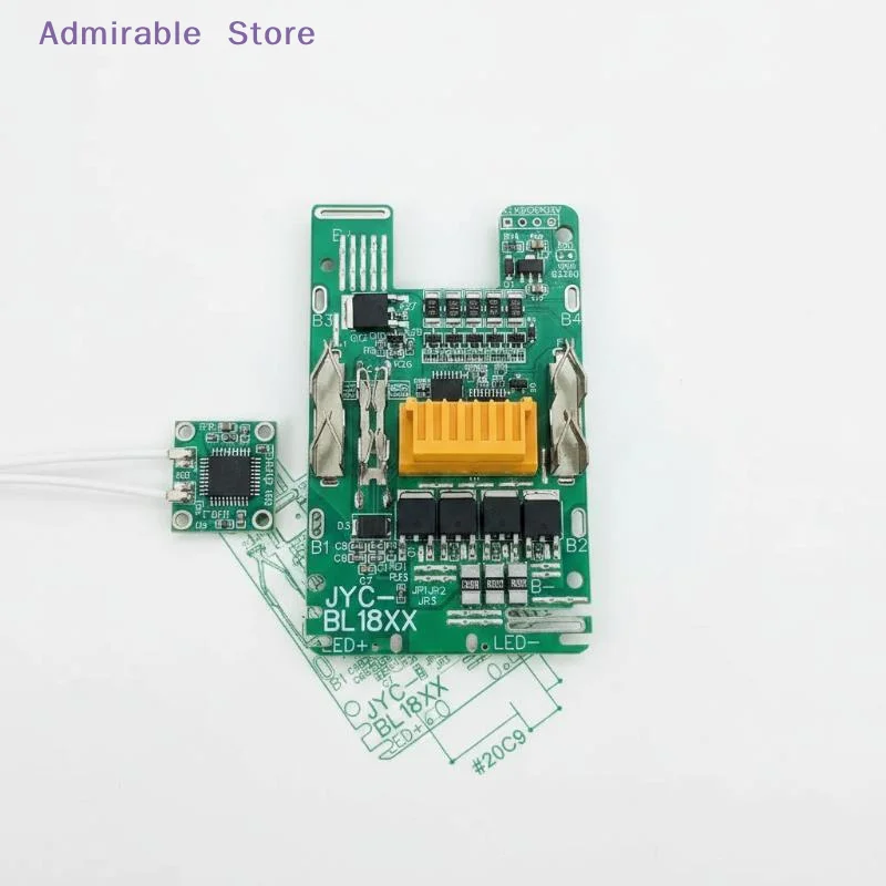 PCBA BMS haute efficacité pour boîtiers de batteries Li-ion 18V avec charge d'équilibrage