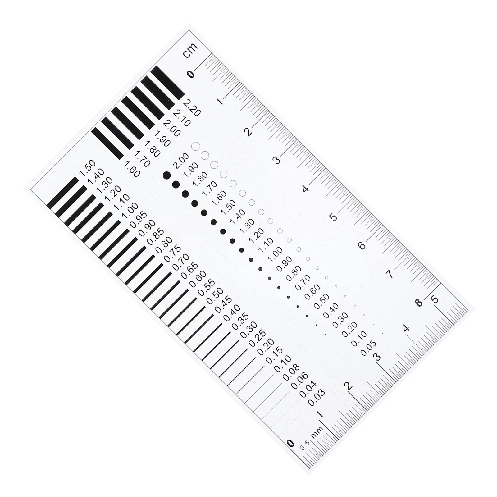 

High Precision Flaw Detection Sec Size Measurement Diameter Defects Gauge Meter Crack Width Film Ruler Line Width Measurement