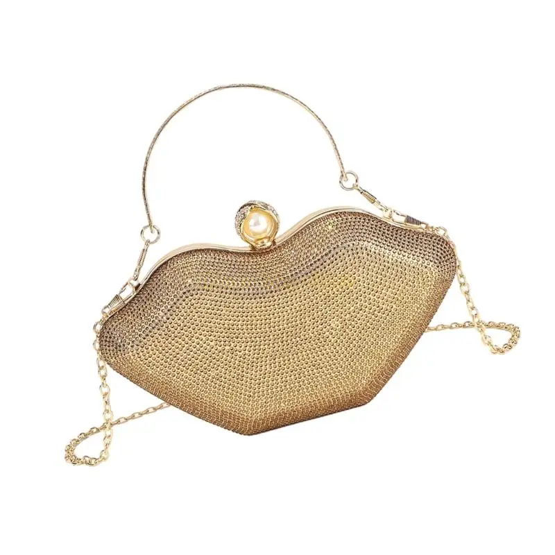 X90D حقيبة هدايا متلألئة مصبوبة بتصميم فريد من نوعه، محفظة كروس رفيعة من البوليستر