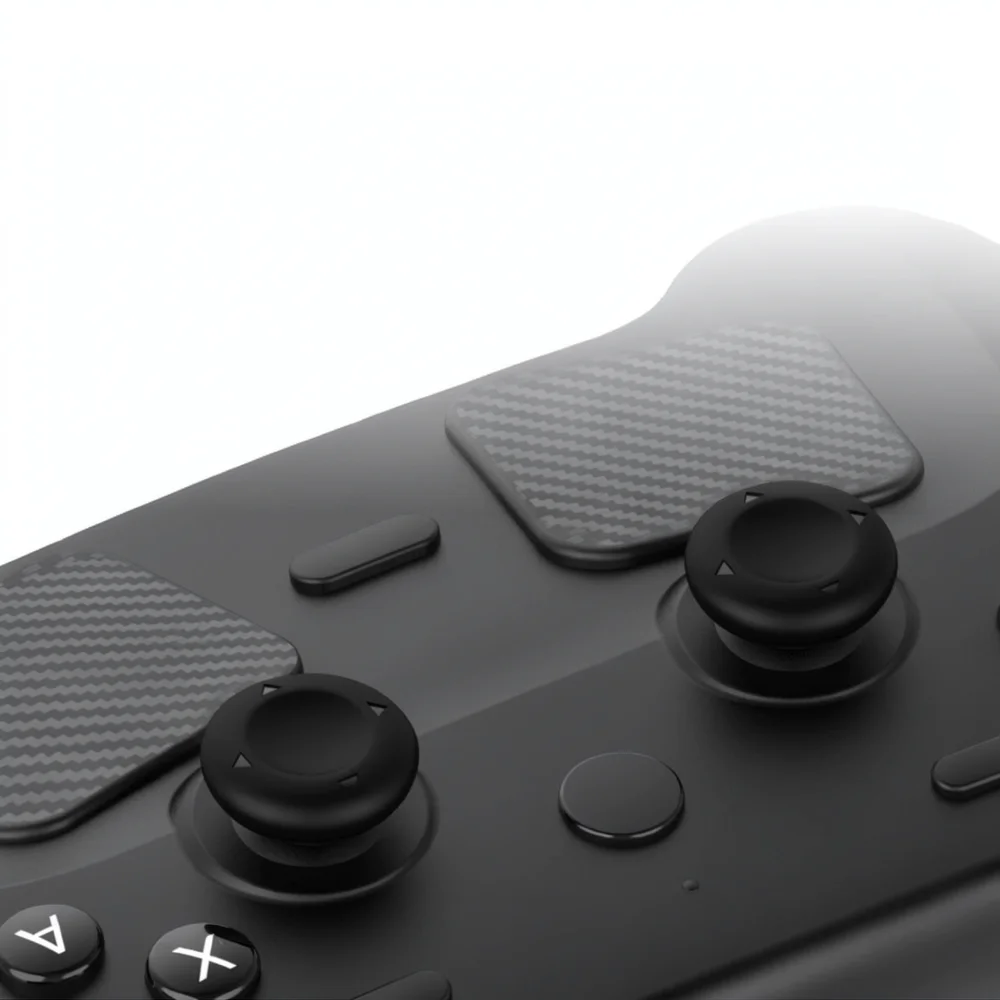 For For Steam Controller 2 Protective Skin Bundle Silicone Thumb Grips Dust Protection Plugs Decal Gamepad Full Shield Set