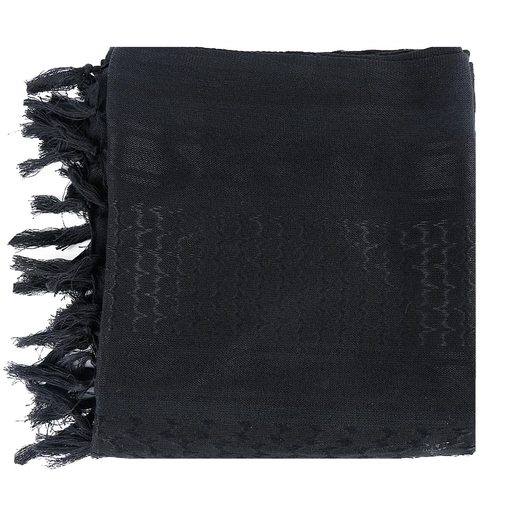 

1Pcs Arab Style Scarf Breathable Cotton Neck Wrap Shawl for Outdoor Unisex Mud Color Unisex Scarf